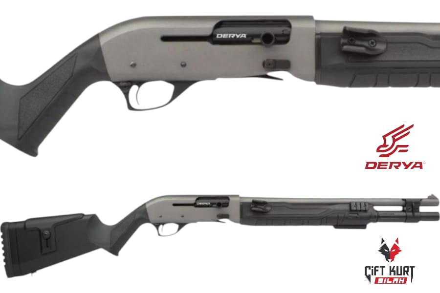 DERYA XT-410 GRİ TACTICAL YARI OTOMATİK AV TÜFEĞİ